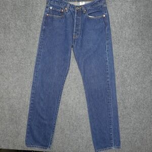 Vintage Levis 501 Jeans Men 30x34 Blue Straight Classic Button Tag 33x36